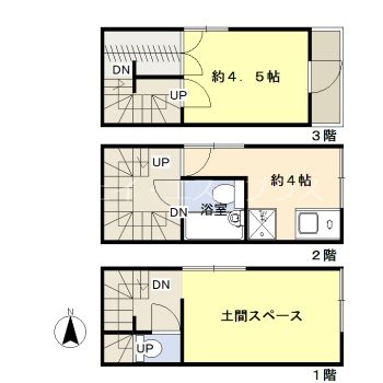 北池袋貸家 間取り