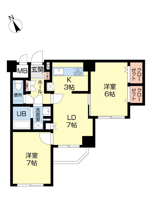 東池袋ハイツ壱番館 間取り