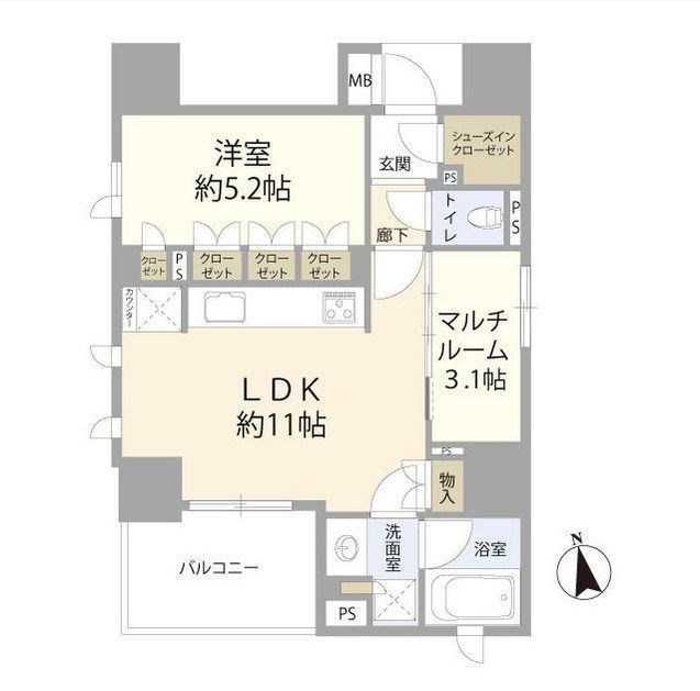 リビオレゾン大手町 間取り