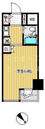 アクシルコート新大橋 間取り