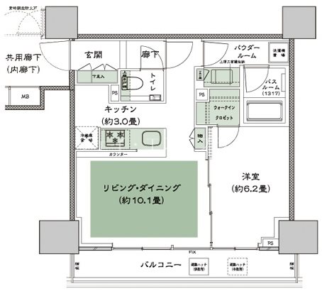 東京ベイシティタワー 間取り
