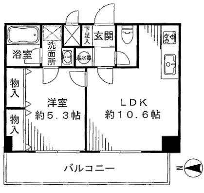 パティオ落合 間取り