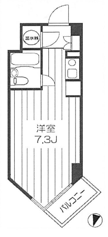 コスモシティ市ケ谷 間取り