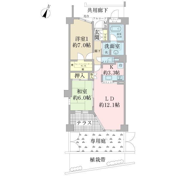 パークホームズ西巣鴨 間取り