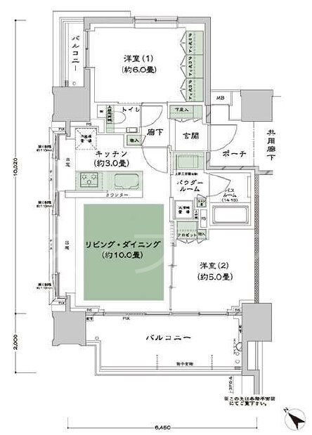 大江戸タワーレジデンス 間取り